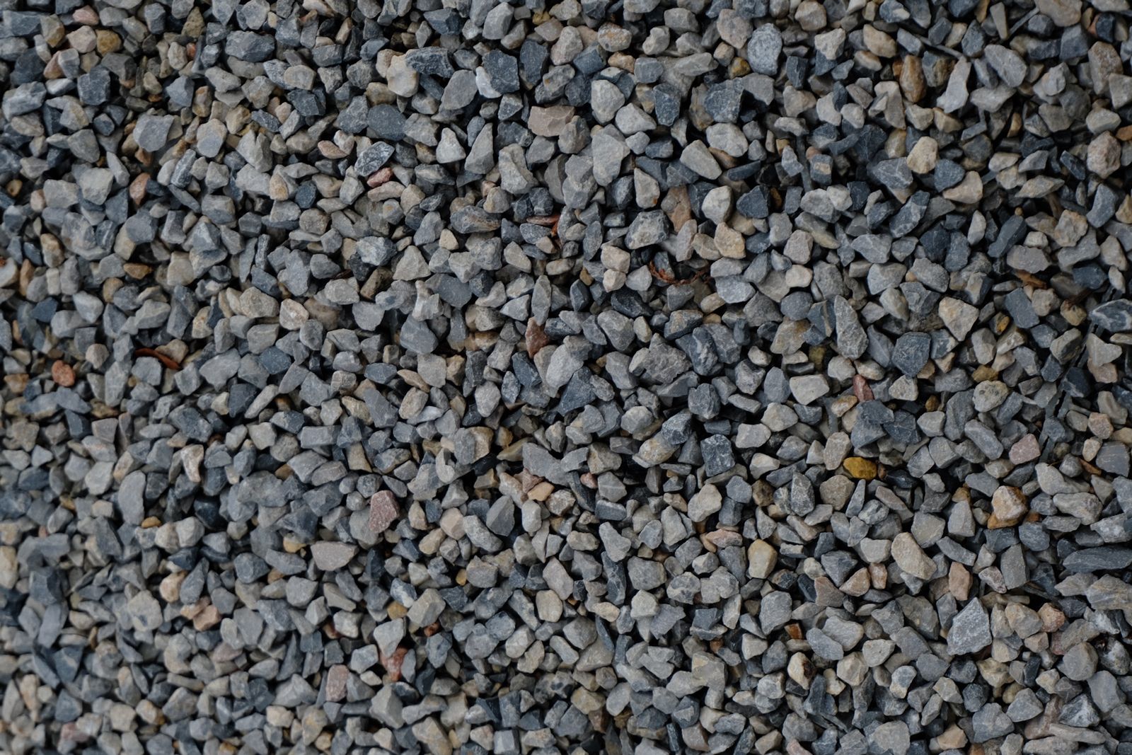 Graded crushed stone